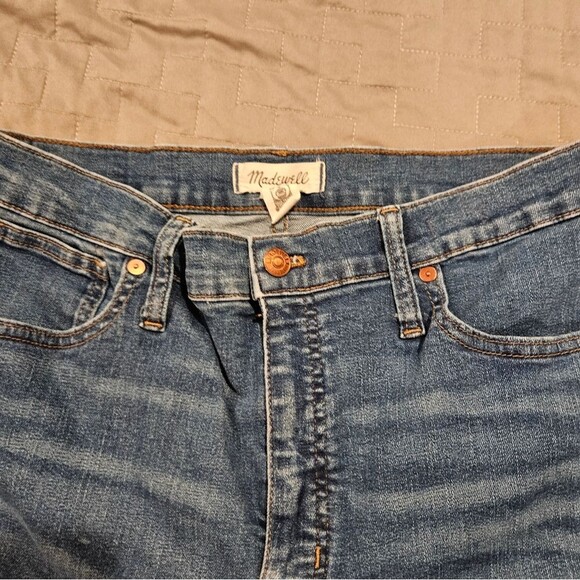 Madewell 10” High Rise Skinny Blue Jeans Size 31 - Picture 6 of 10